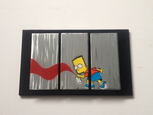 Bart Simpson Spray Painting